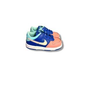 Nike Dunk Low SE TD Salmon Toe Sneakers Toddler Size 7C Colorblock‎ Streetwear